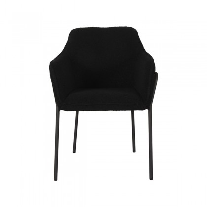 LABEL51 Eetkamerstoel Dexter - Zwart - Teddy