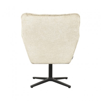 LABEL51 Fauteuil Ian - Beige - Fluweel