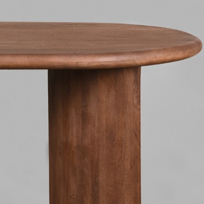 LABEL51 Eetkamertafel Vito - Espresso - Mangohout - 240x100 cm