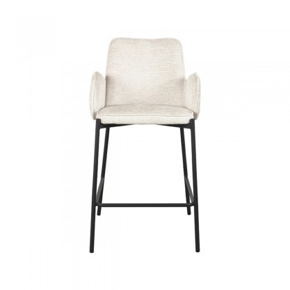 LABEL51 Barkruk Joni - Crème - Elegance - Zithoogte 65