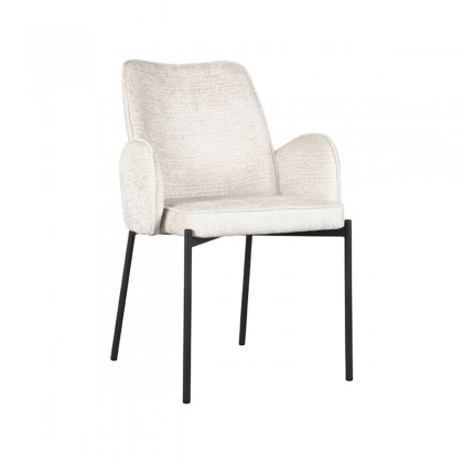 LABEL51 Eetkamerstoel Joni - Crème - Elegance