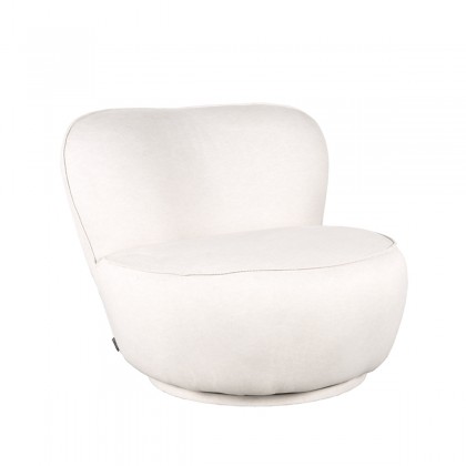 LABEL51 Fauteuil Bunny - Crème - Microfiber