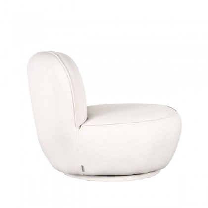 LABEL51 Fauteuil Bunny - Crème - Microfiber