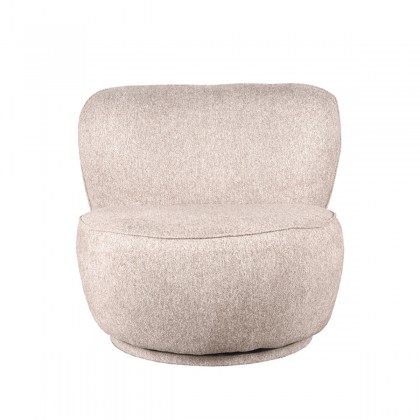 LABEL51 Fauteuil Bunny - Taupe - Boucle