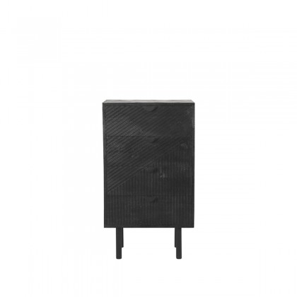 LABEL51 Ladekast Cotia - Zwart - Mangohout - Ladekast