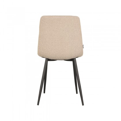 LABEL51 Eetkamerstoel Juul - Zand - Boucle