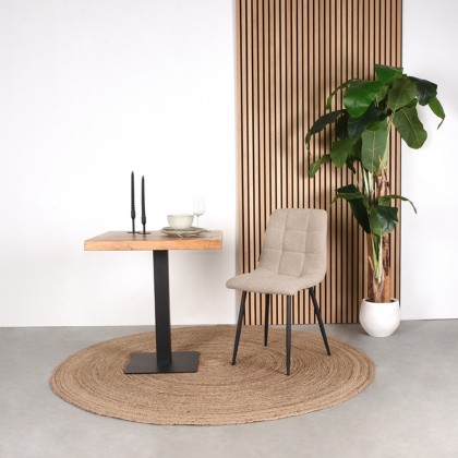 LABEL51 Eetkamerstoel Juul - Zand - Boucle