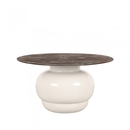 LABEL51 Salontafel Dim - Crème - Mangohout - 74 cm