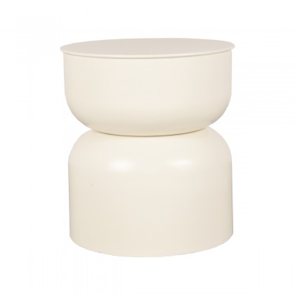 LABEL51 Bijzettafel Pax - Ivory - Metaal - 35 cm