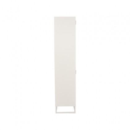 LABEL51 Vitrinekast Level - Wit - Metaal - Hoge Kast