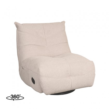 LABEL51 Fauteuil Take It Easy - Naturel - Boucle