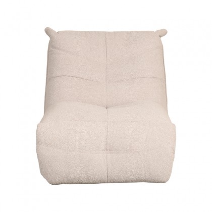 LABEL51 Fauteuil Take It Easy - Naturel - Boucle