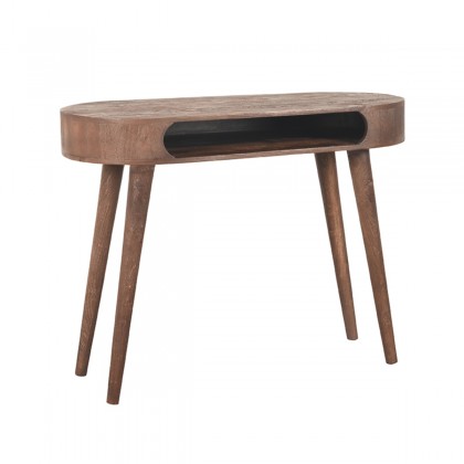 LABEL51 Bureau Bella - Espresso - Mangohout - 120 cm