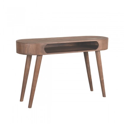 LABEL51 Bureau Bella - Espresso - Mangohout - 120 cm