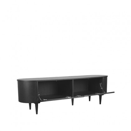 LABEL51 Tv-meubel Oliva - Zwart - Eiken - 180 cm