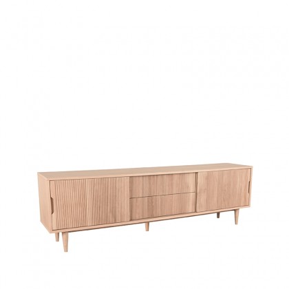 LABEL51 Tv-meubel Jule - Naturel - Eiken - Tv-Meubel 200 cm