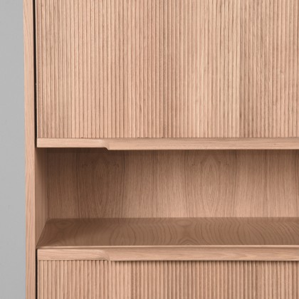 LABEL51 Bergkast Jule - Naturel - Eiken - Hoge Kast