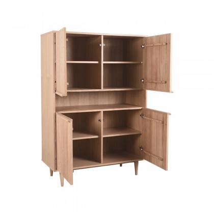 LABEL51 Bergkast Jule - Naturel - Eiken - Hoge Kast