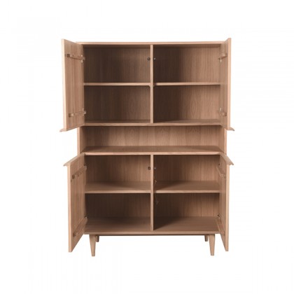 LABEL51 Bergkast Jule - Naturel - Eiken - Hoge Kast