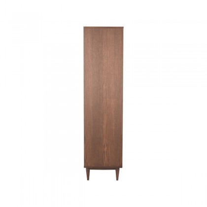 LABEL51 Vitrinekast Jule - Walnoot - Eiken - Vitrinekast