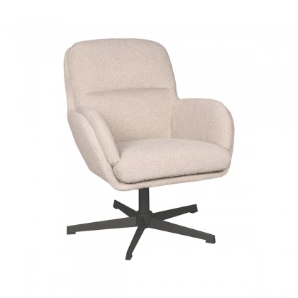 LABEL51 Fauteuil Moss - Naturel - Boucle