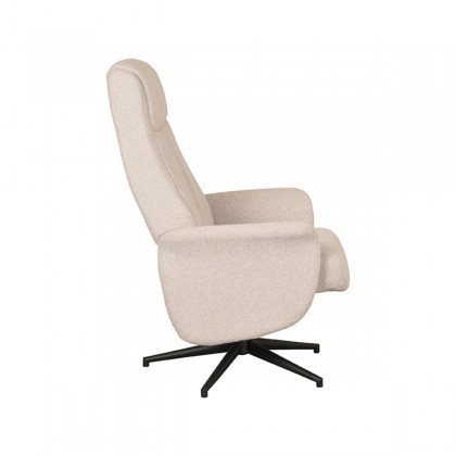 LABEL51 Fauteuil Bergen - Naturel - Boucle - Excl. Hocker