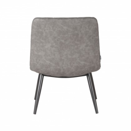 LABEL51 Fauteuil James - Grijs - PU-Leder