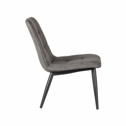 LABEL51 Fauteuil James - Grijs - PU-Leder
