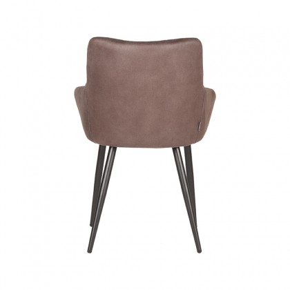 LABEL51 Eetkamerstoel Must - Truffel grijs - Stof