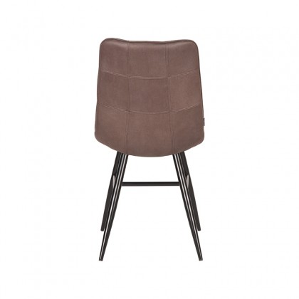 LABEL51 Eetkamerstoel Otis - Truffel grijs - Microfiber