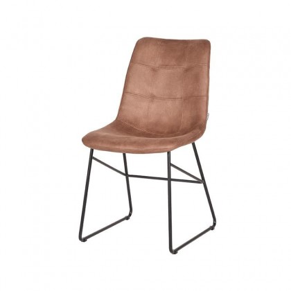 LABEL51 Eetkamerstoel Slim - Tanny - Microfiber