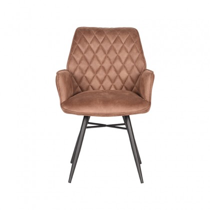 LABEL51 Eetkamerstoel Bink - Tanny - Microfiber