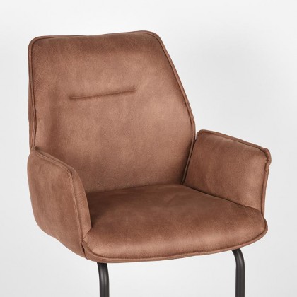 LABEL51 Eetkamerstoel Boet - Tanny - Microfiber