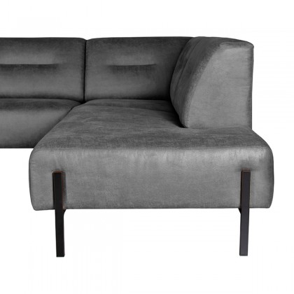 LABEL51 Bank Napoli - Antraciet - Microfiber