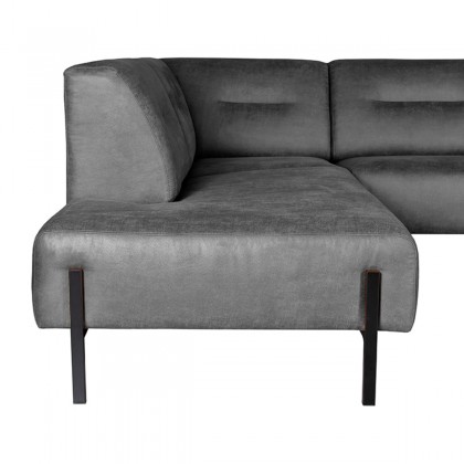 LABEL51 Bank Napoli - Antraciet - Microfiber