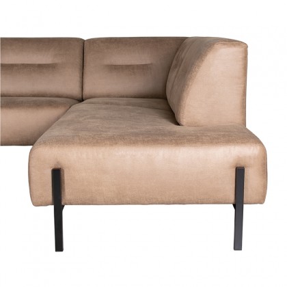 LABEL51 Bank Napoli - Taupe - Micro Suede