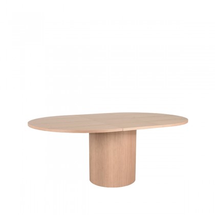 LABEL51 Eetkamertafel Oliva - Naturel - Eiken - 150-200 cm - Uitschuifbaar