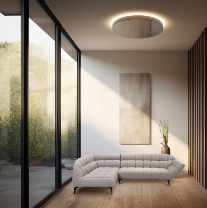 LABEL51 Hoekbank Sorisso - Naturel - Boucle - Rechts