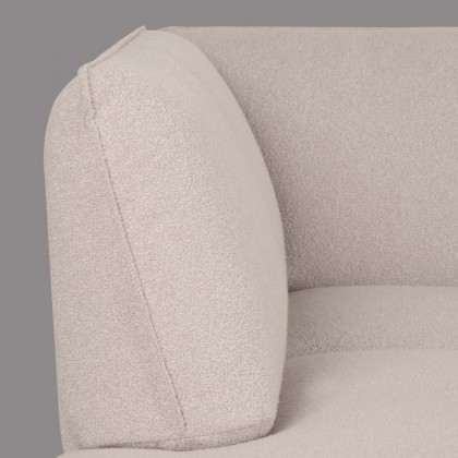 LABEL51 Hoekbank Pesaro - Naturel - Boucle - Links