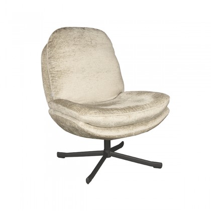 LABEL51 Fauteuil Noel - Beige - Stof