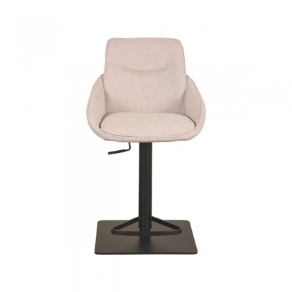 LABEL51 Barkruk Beauty - Naturel - Boucle - Gaslift