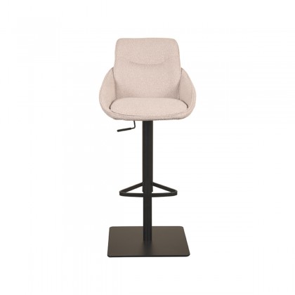 LABEL51 Barkruk Beauty - Naturel - Boucle - Gaslift