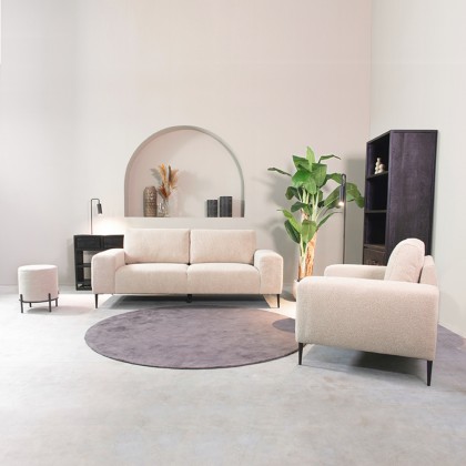 LABEL51 Bank Ferraro - Zand - Boucle - 3-Zits