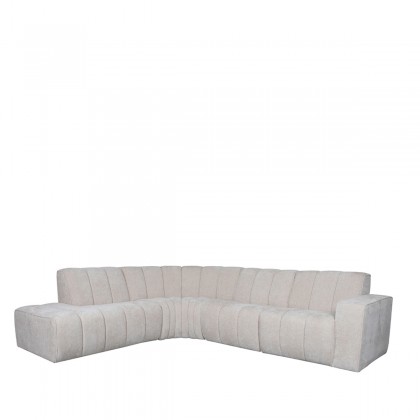 LABEL51 Hoekbank Vitoro - Naturel - Elite - Links