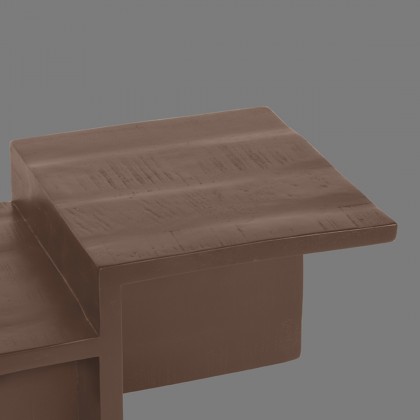 LABEL51 Salontafel Skip - Espresso - Mangohout - 90 cm