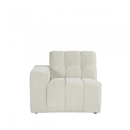 LABEL51 Bank Valentino - Naturel - Elite - 1,5-Zits Arm Links Voorstaand