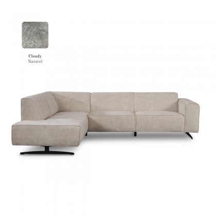 LABEL51 Hoekbank Rodano - Naturel - Elite - Links