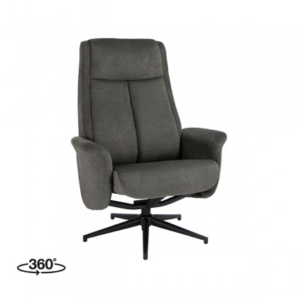 LABEL51 Fauteuil Bergen - Antraciet - Cosmo