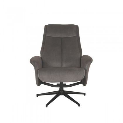 LABEL51 Fauteuil Bergen - Antraciet - Cosmo - Excl. Hocker