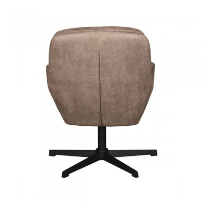 LABEL51 Fauteuil Moss - Taupe - Micro Suede